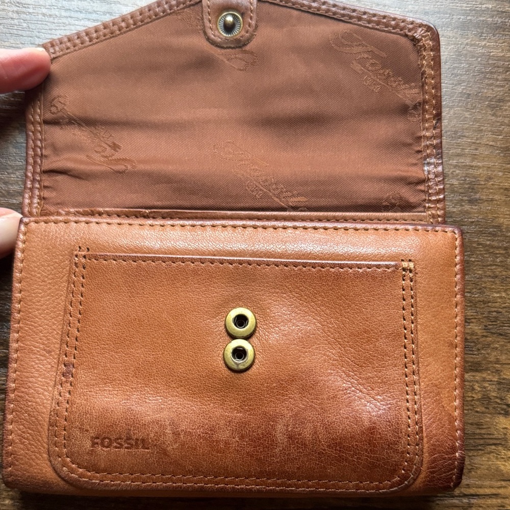 VTG Fossil Genuine Leather Wallet SOFT! - Picture 4 of 11